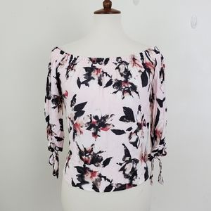 One Clothing Off Shoulder Floral Top